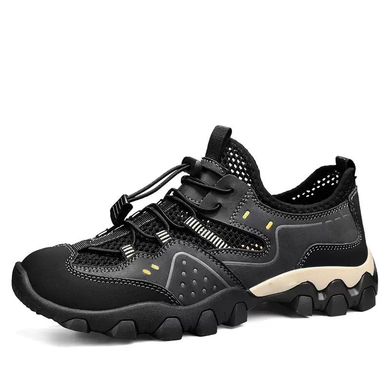 chaussure randonnée trail homme noire respirante mesh