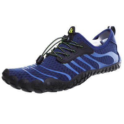 chaussures randonnée basse bleu foncé semelle non slip