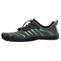 Thumbnail for chaussures randonnée basse vert kaki mesh respirant montagne