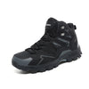 chaussures randonnée semi montante noir semelle caoutchouc naturel