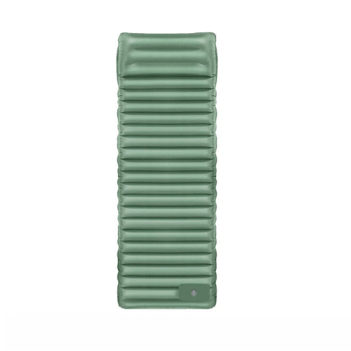 matelas camping 1 personne vert bleu en nylon TPU