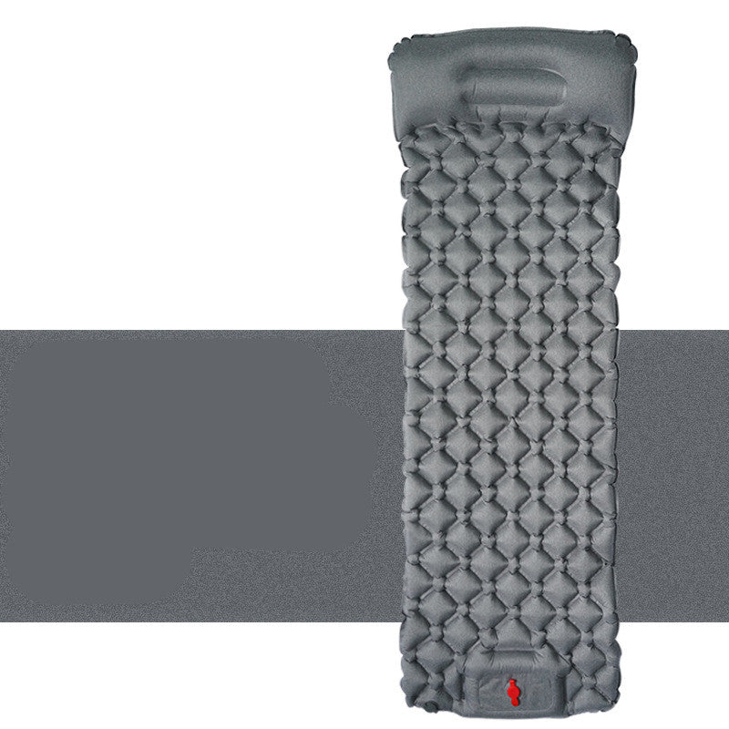 matelas gonflable gris léger pour randonnée et camping