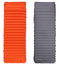 Thumbnail for matelas randonnée ultra léger orange et gris pour bivouac