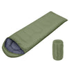 sac de couchage hiver vert armée sur fond blanc