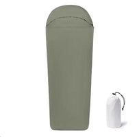 Thumbnail for sac de couchage vert armé léger et pas cher pour camping et outdoor