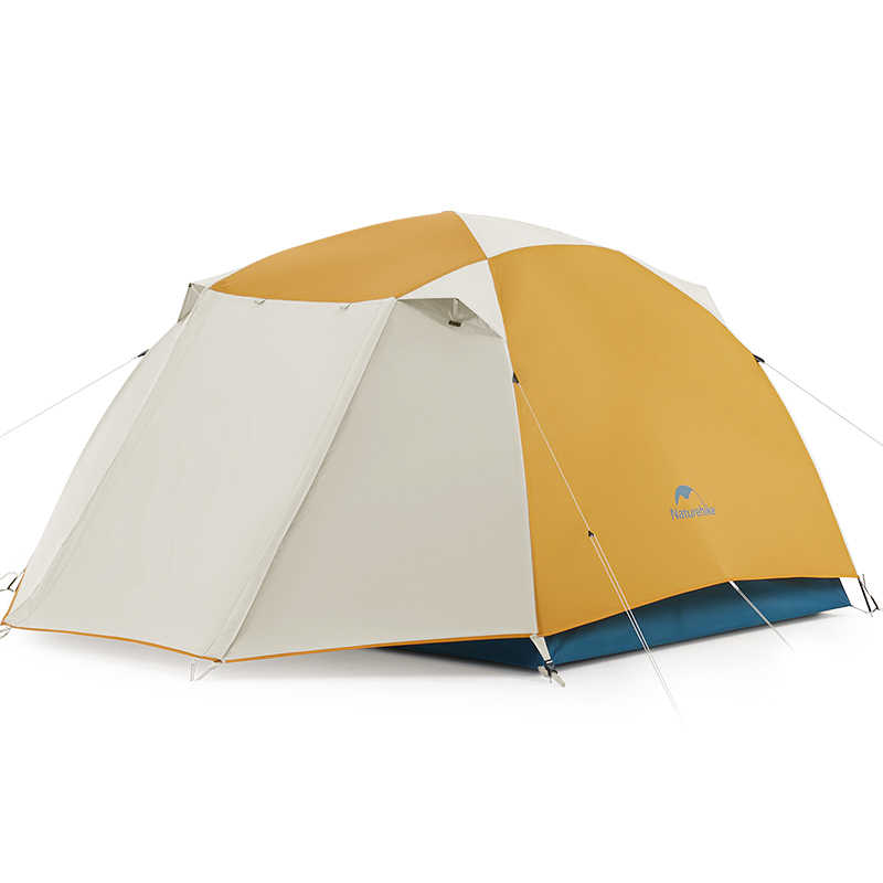 Tente bivouac Naturehike Yunchuan Pro jaune et crème deux absides